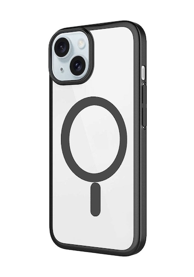 Apple Uyumlu iPhone 15 Plus Kılıf Wireless Şarj Özellikli Sert Pc Zore Mat Riksos M-safe Kapak Yeşil