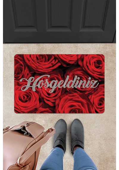 Evaşk Kapı Önü Paspası Vinil Kaymaz Tabanlı 45 X 70 Evaşkdm11122