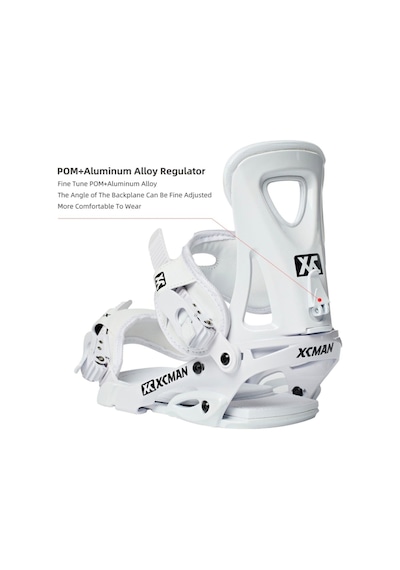 Xcman Snowboard Bindings Bağlama -m2-white 2025 Beyaz