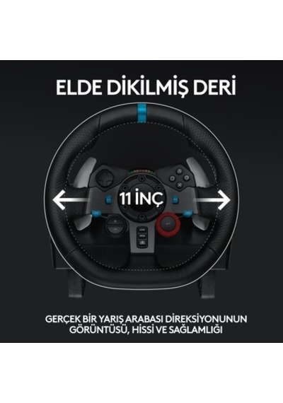 Logitech G G29 Ps5, Ps4 Ve Pc İle Uyumlu Driving Force Yarış Direksiyonu -