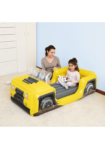 Bestway 67714 4x4 Jeep Temalı Şişme Çocuk Yatağı Lacivert