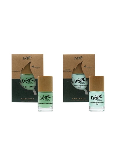 Kalyon Bitkisel Tırnak Cila 11 Ml+Tırnak Gece Maskesi 11 Ml
