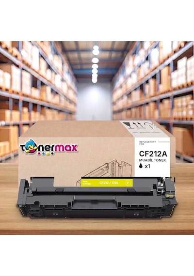 Hp Laserjet Pro 200 Color M251n Uyumlu Toner Çipli Cf212a Sarı