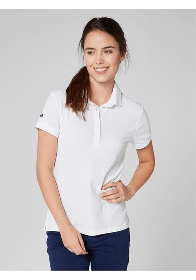 Helly Hansen W Crewline Polo Kadın Kısa Kollu Polo T-Shirt Beyaz