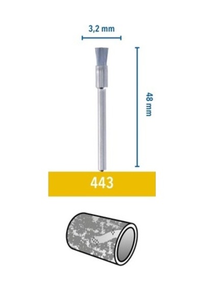 Karbon Çelik Fırça, 3.2 Mm İle Yüzey Temizliğinde Yüksek Performans