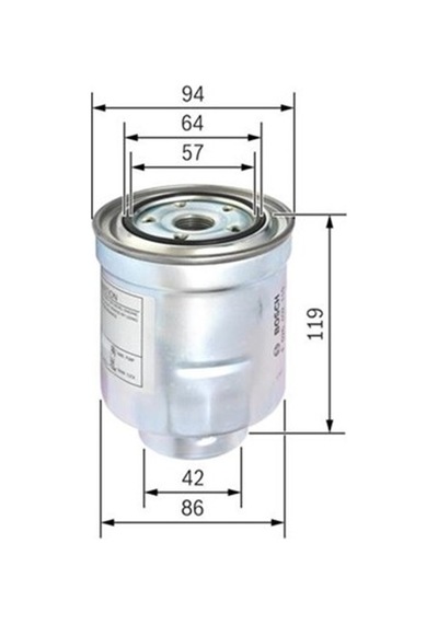 Bosch Yakıt Filtresi Toyota Aurıs I E150 1.4 D-4d 90hp 02-07- F026402110