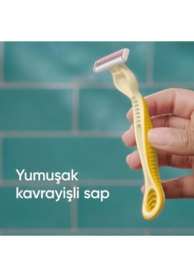 Gillette Venus 3 Tek Kullanımlık Tıraş Makinesi, Kadın, 3 Ejderha Meyvesi Kokulu Tıraş Makinesi