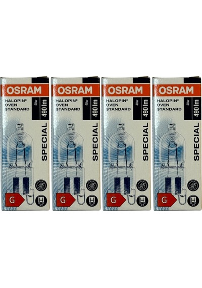 Osram Halopin Oven 40w 2700k Sarı Işık G9 Duylu Halojen Fırın Ampulü 4 Adet