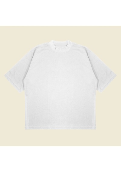 Startmore Honda Suki Baskılı Oversize Unisex Pamuklu Nefes Alan Kalın Kumaşlı Beyaz