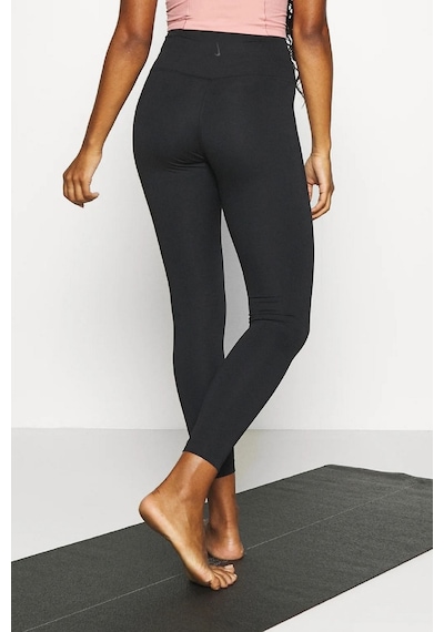 Nike Yoga Women's High Rise Leggings Yüksek Belli 7/8 Boy Toparlayıcı Tayt Siyah