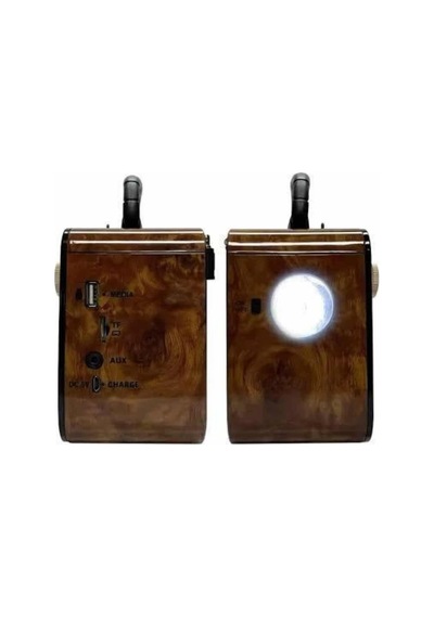 Nostaljik Radyo Bluetooth Bağlantılı Müzik Kutusu Ahşap 17820255
