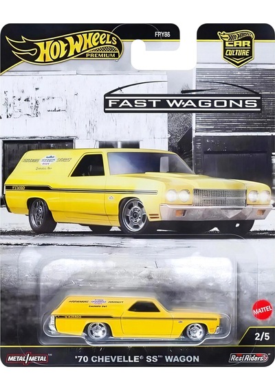 Hot Wheels Premium Car Culture Fast Wagons 70 Chevelle Ss Wagon