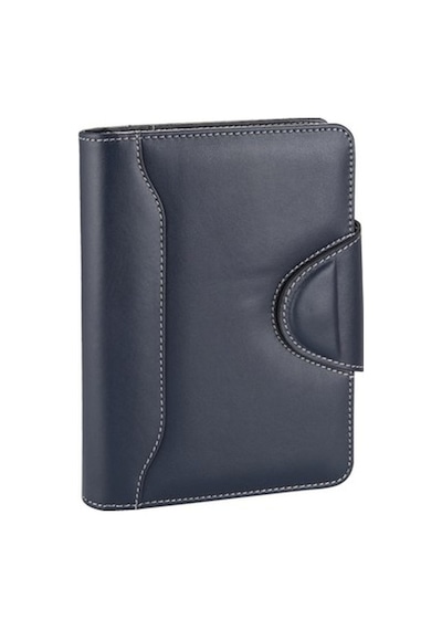 Organizer Ajanda Tarihsiz Çizgili 17x22 CM - Lacivert