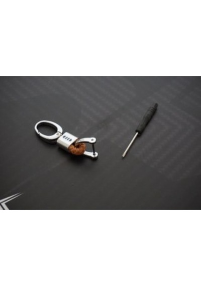 Audi Uyumlu Logo Stil Hasır Desen Anahtarlık K (321210006)