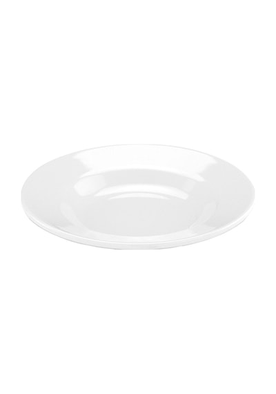 Melamin Çukur Yemek Tabağı. 6 Adet Lokanta Tabağı. 21 Cm