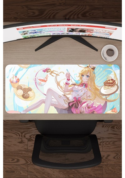 Escoffier Genshin Impact Anime Gacha V5 - 70x30 Xl Gaming Mouse Pad Fare Altlığı