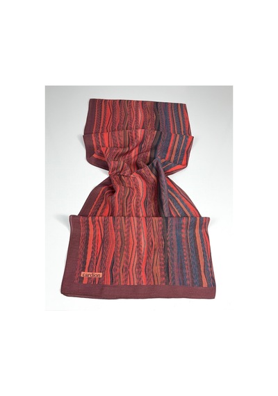 Cardion Pamuk İpek Şal - 70 X 180 - 06303 Bordo
