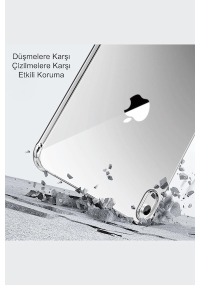 Apple Uyumlu iPad  11. Nesil 2025 A16 Çip Fuchsia Şeffaf Koruyucu Silikon Kapak Kılıf