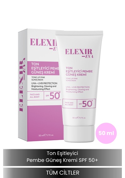 Spf 50+ Güneş Kremi Leke Karşıtı Günlük Güneş Koruyucu Uva & Uvb Koruma Desteği 50 Ml