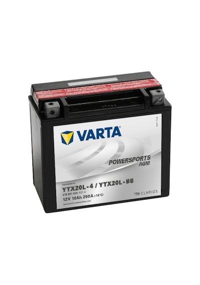 Varta Ytx20l-bs 12v18ah Bakımsız Agm Motosiklet Aküsü