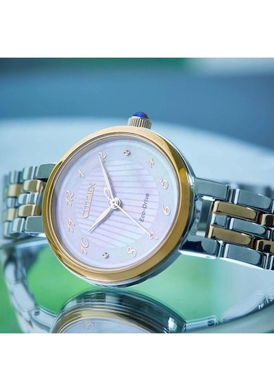 Citizen Em0996-84y Eco-drive Kadın Kol Saati Metalik Gri