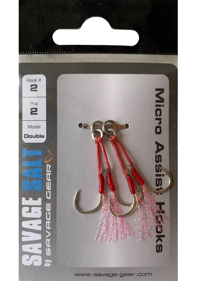 Savage Gear Micro Double Assist İğne No:2 2'li Paket