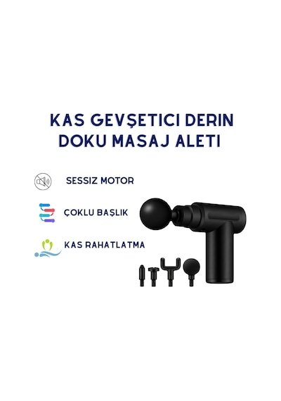 Gulony Titreşimli Kas Gevşetici Derin Doku Masaj Aleti-1521 Bej