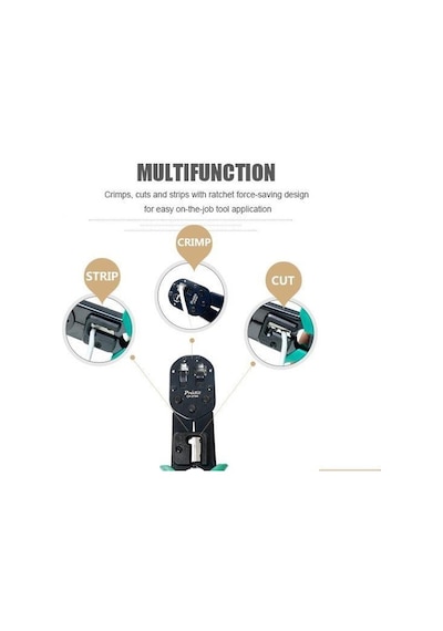 Proskit Cp-376n Profesyonel Ez-rj45 Konnektör Sıkma Pensesi
