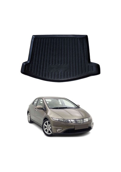 Honda Civic Hb 2006-2011 Arası Uyumlu Araca Özel Kauçuk Tpe Bagaj Havuzu Siyah
