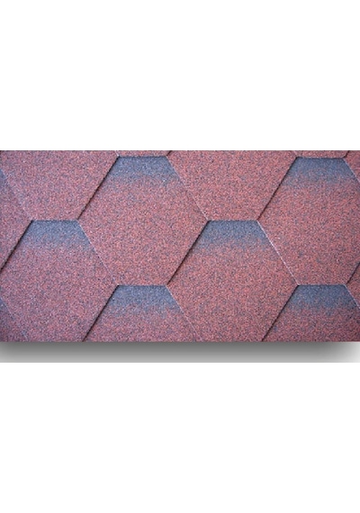 4X4 Safir Shingle Kırmızı / Yeşil 2.61 Metrekare