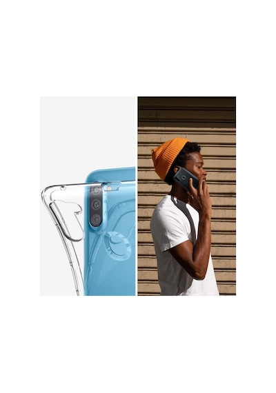 Spigen Samsung Uyumlu Galaxy M11 / A11 İle Uyumlu Kılıf Liquid Crystal Sararmaya Dayanıklı İnce Şeffaf Kapak - Acs00856 Spigen Tr Garantili