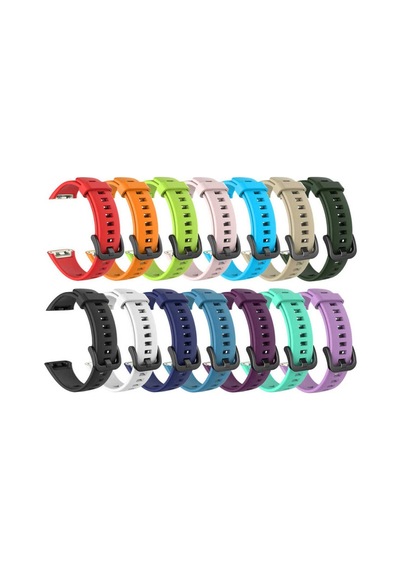 Huawei Band 6 Uyumlu Krd-47 Uyumlu Zore Kordon Beyaz