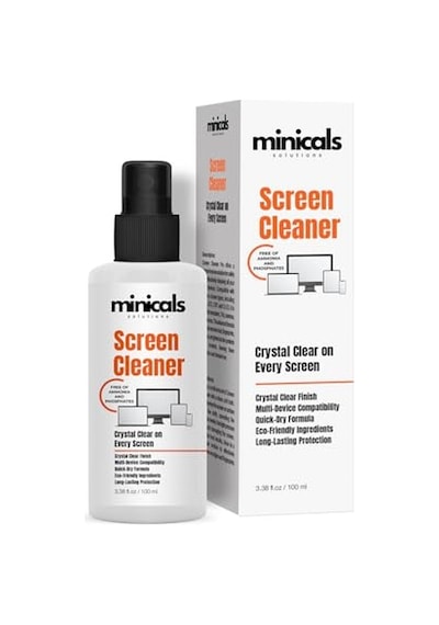 Telefon, Tablet Ve Bilgisayar İçin Ekran Temizleyici Sprey &amp Mikrofiber Bez 100ml