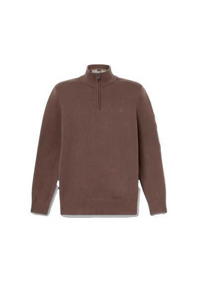 Timberland Williams River Cotton Yd 1/4 Zip Sweater - Tb0a2bmx2431-11280 Kahverengi