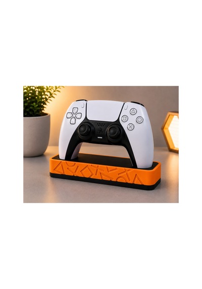 Ps5 Uyumlu Dualsense Oyun Kolu Standı Masaüstü Controller Tutucu Dekoratif Gamepad Standı Turuncu