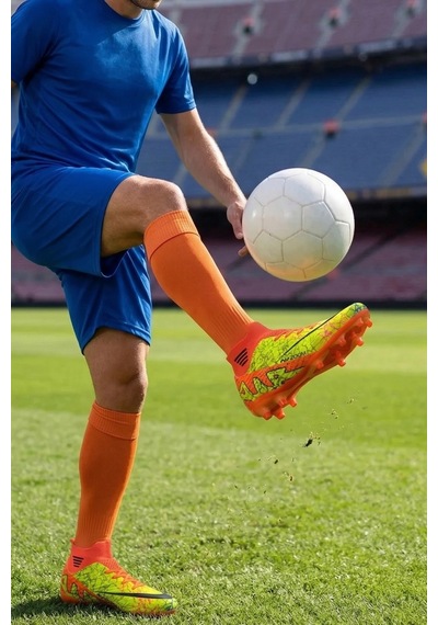 In Step Air Sarı Futbol Akademik Krampon - Kaymaz Taban Halı Saha Ayakkabısı 565