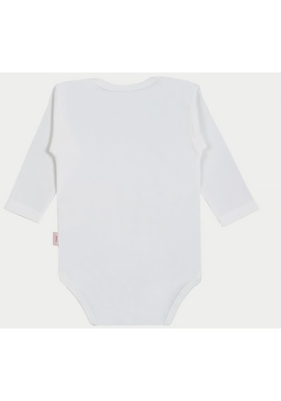 Vitmo 5'li Bebek Uzun Kollu Pamuk Çıtçıtlı Body-beyaz Beyaz