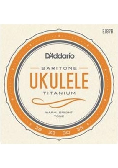 D'addario Ej87b Ej Serisi Ukulele Tel Seti Baritone - Titanyum