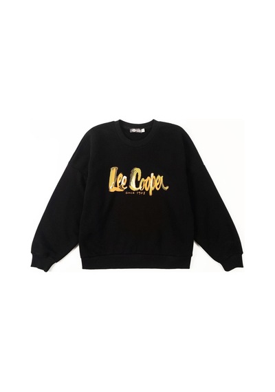 Lee Cooper Tila Kadın O Yaka Sweatshirt Siyah-20063 Siyah