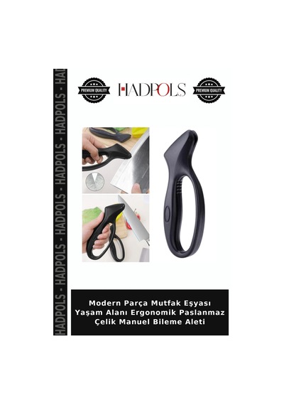Modern Parça Mutfak Eşyası Yaşam Alanı Ergonomik Paslanmaz Çelik Manuel Bileme Aleti