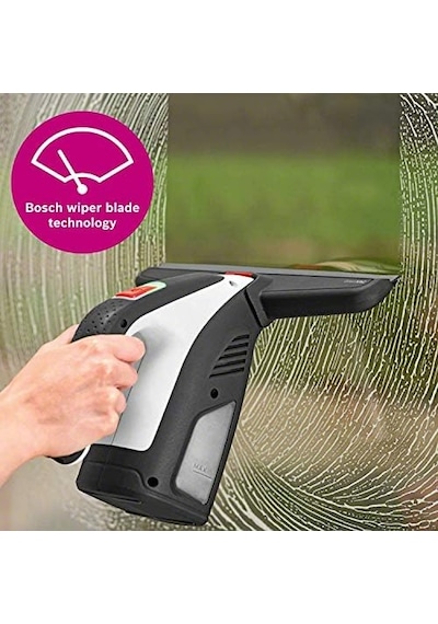 Akülü Pencere Temizleyici, Glassvac Cam Temizleyici, Premium Paket, Pencere, Ayna Ve Duş Temizliği İçin, Çalışma Süresi Yaklaşık 35 Pencere, Karton Kutuda Diğer