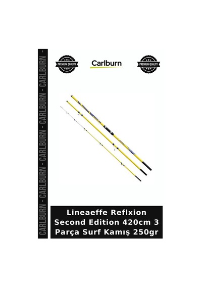 Özel Üretim Lineaeffe Reflxion Second Edition 420cm 3 Parça Surf Kamış 250gr Erkek Arkadaş Ekipman
