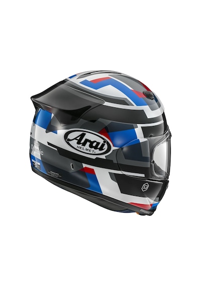 Araı Kask-quantıc Abstract Blue Çok Renkli