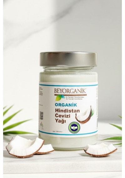 Organik Hindistan Cevizi Yağı 300 Ml