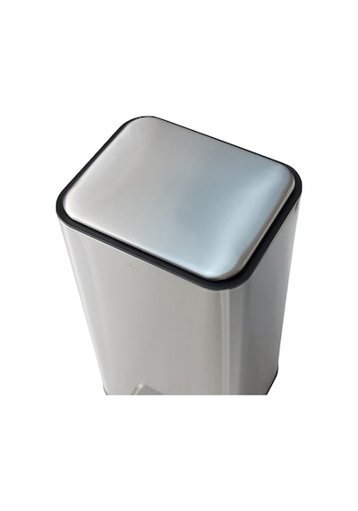 Square Mat Paslanmaz Çelik Pedallı Çöp Kovası 30 L Genel