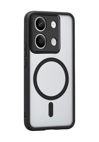 Xiaomi Redmi Note 13 5g Loji Magsafe Kapak - Siyah Çok Renkli