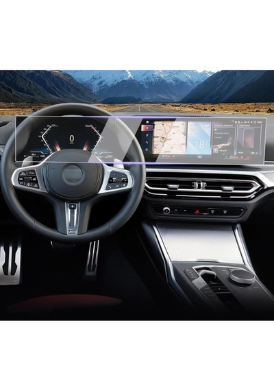 Bmw İ4 M50 Ekran Koruyucu Şeffaf Nano Tam Kaplama Tek Parça ' Sadece Ekran Koruyucu