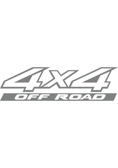 4x4 Ofroad Sticker 17x17 Cm Gri