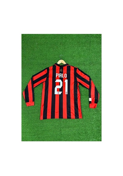 Milan 125.yıl Andrea Pirlo Uzunkol Nostalji Forması Çok Renkli