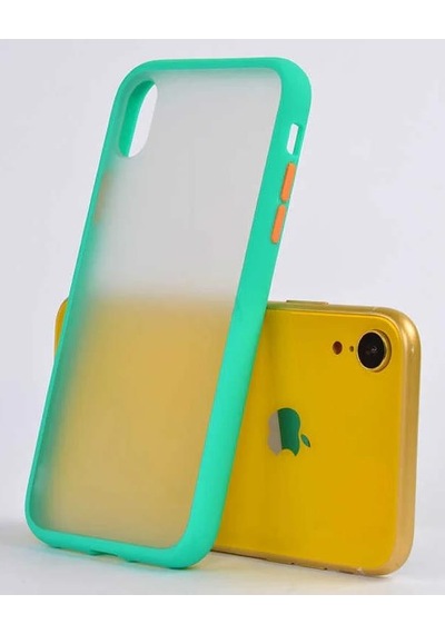 Apple Uyumlu iPhone Xr 6.1 Mat El İz Tutmaz Anti Shock Kaliteli Kılıf Siyah